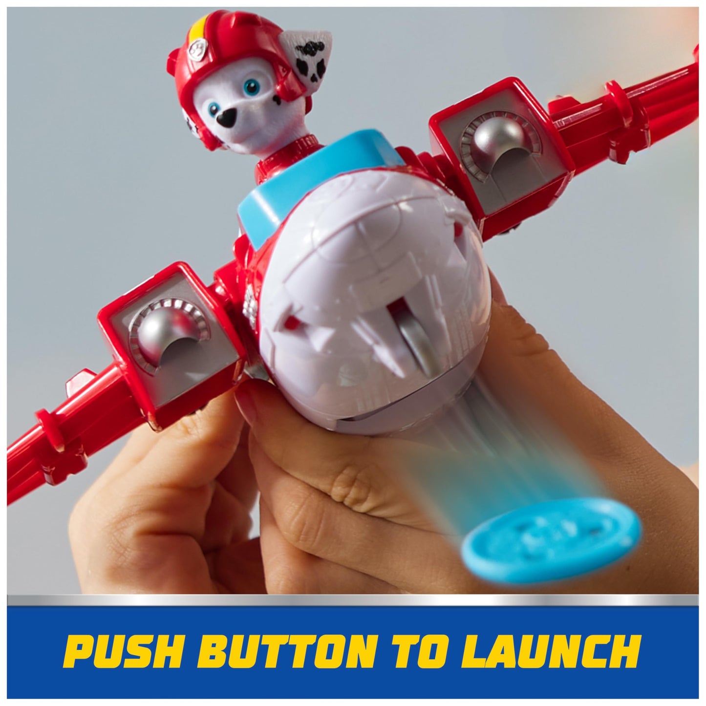 Paw Patrol: Air Rescue Marshall Action Figure & Hero Hydro Airplane Toy with Projectile Launcher & 2 Projectiles, Kids Toys for Boys & Girls Ages 3+