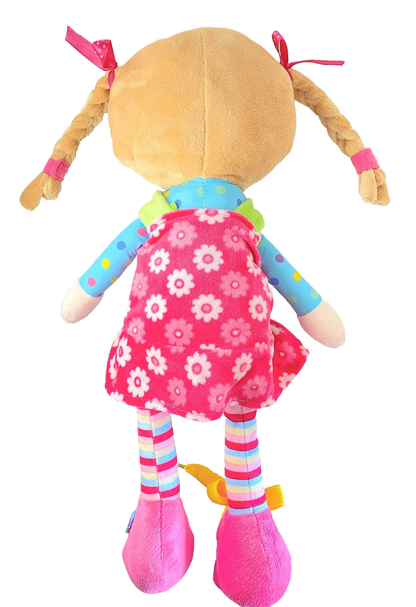 Snuggle Stuffs Sugar Snap Plush Learn to Dress Doll for Toddlers - 15" - Gifts for 2 Year Old Girls