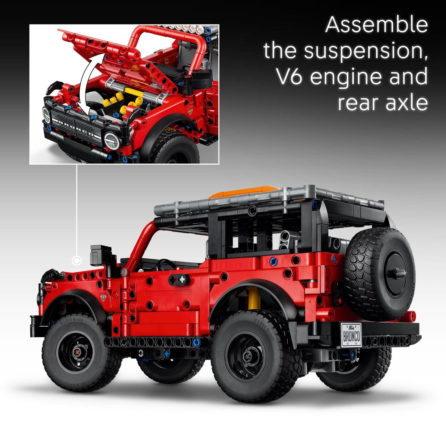 LEGO Technic Car Building Toy for Boys and Girls, Ages 10+, Model Kit, Birthday Gift, Authentic Trim & Details, 42213