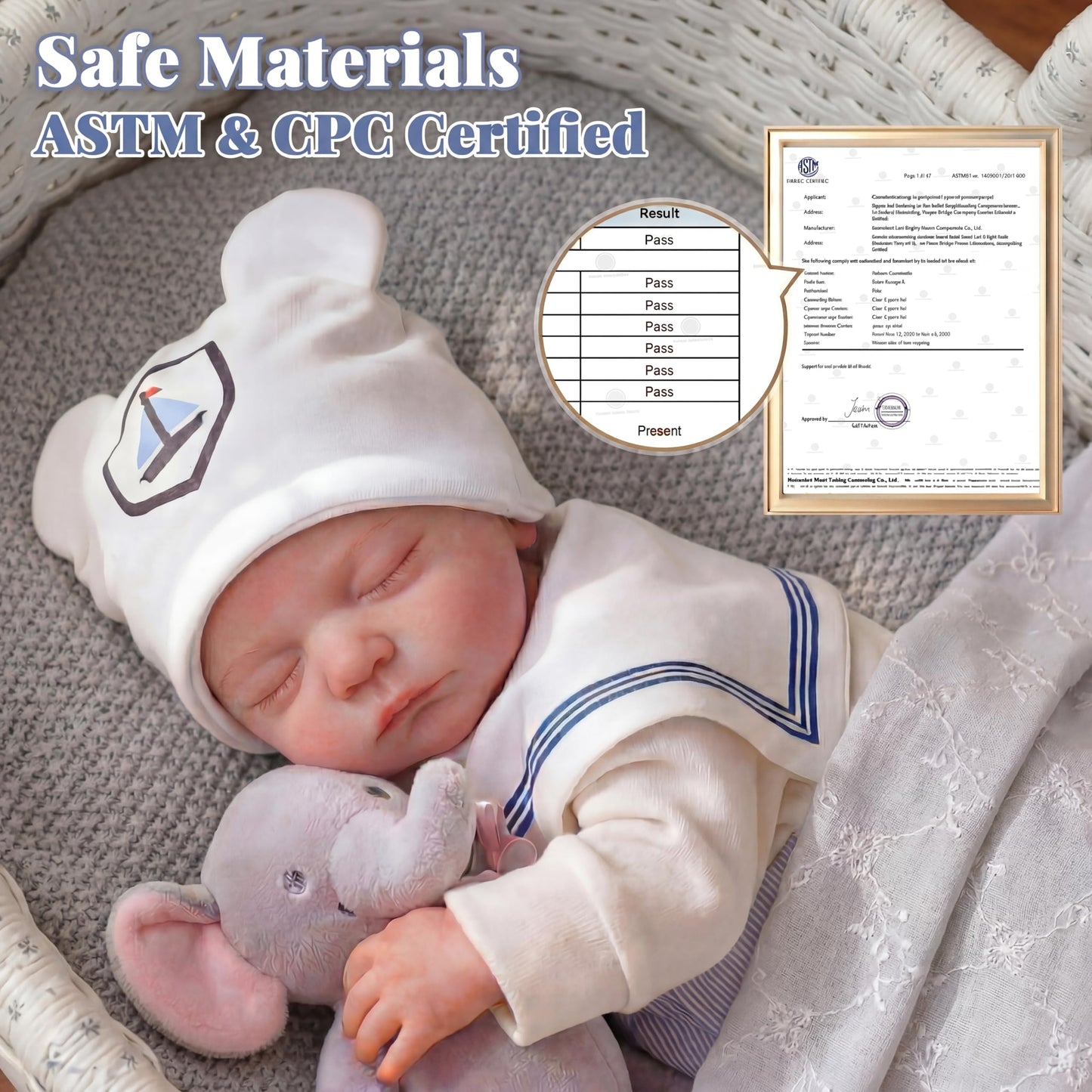 JIZHI Reborn Baby Dolls Boy - 20 Inch Cute Soft Realistic Newborn Baby Doll with Poseable Body, Real Life Baby Dolls with Accessories for 3+ Year Old Gifts, Pretend Play