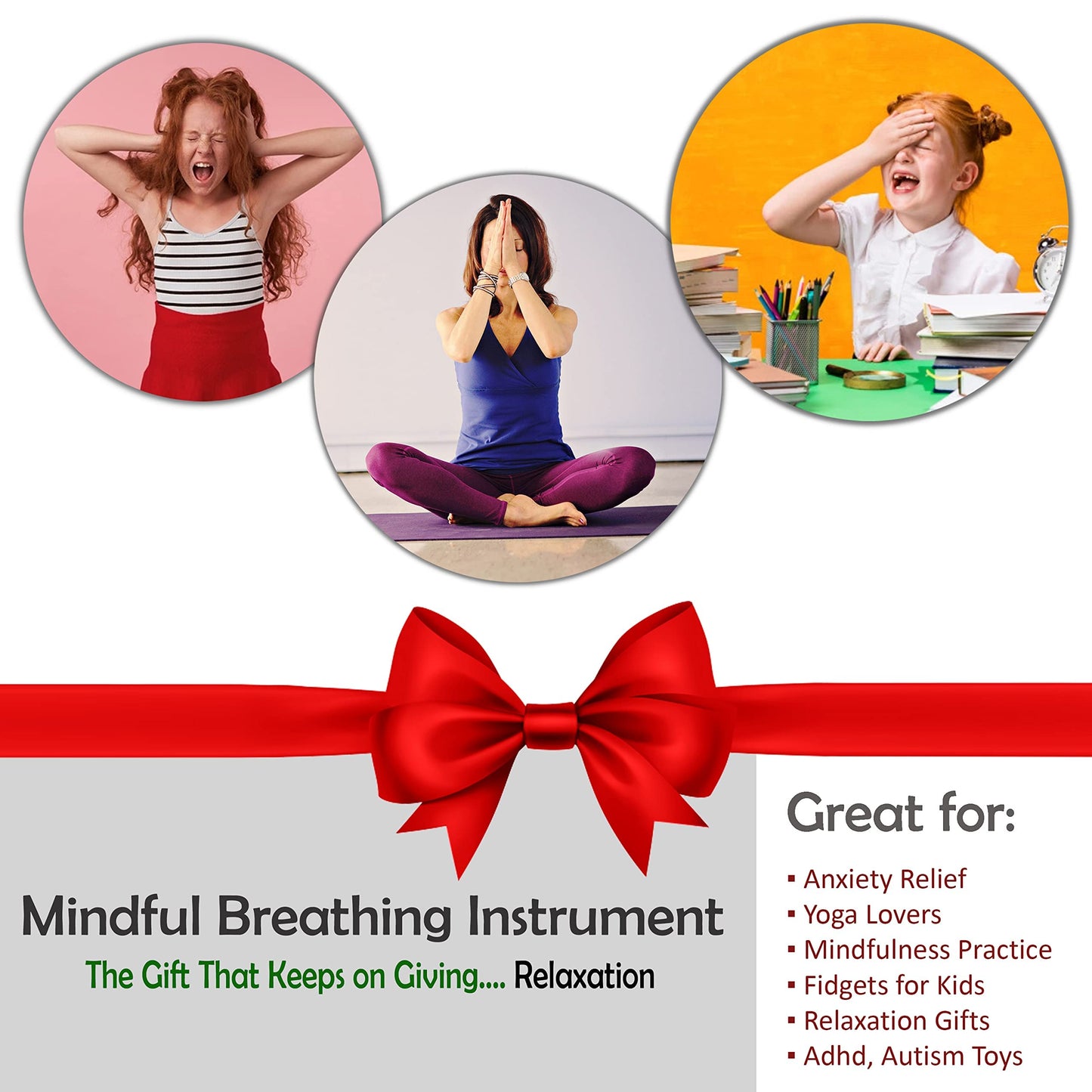 4E's Novelty Expandable Breathing Ball Sphere - Breathing Visual, Fidget Toys Expands from 6 to 12" Expanding Sphere for Kids & Adult