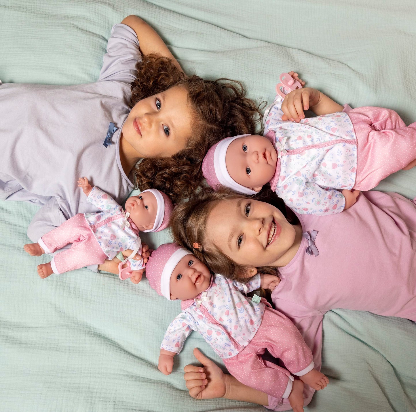 JC Toys La Baby Caucasian 16-inch Small Soft Body Baby Doll La Baby | Washable |Removable White and Pink Outfit w/Hat, Pacifier & Magic Bottle | for Children 12 Months +