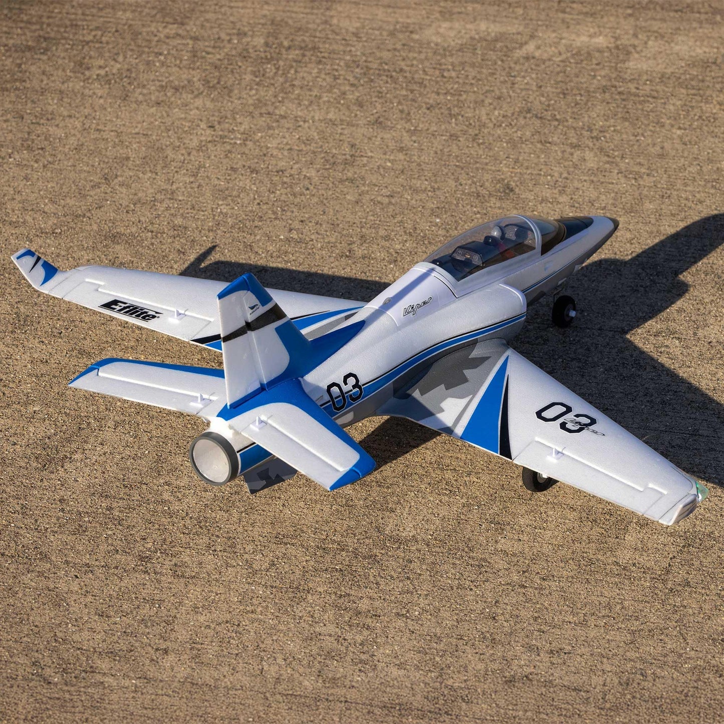 E-flite RC Airplane Viper 30mm EDF Jet BNF Basic (Transmitter, Battery and Charger Not Included) with Safe and AS3X, EFLU17750