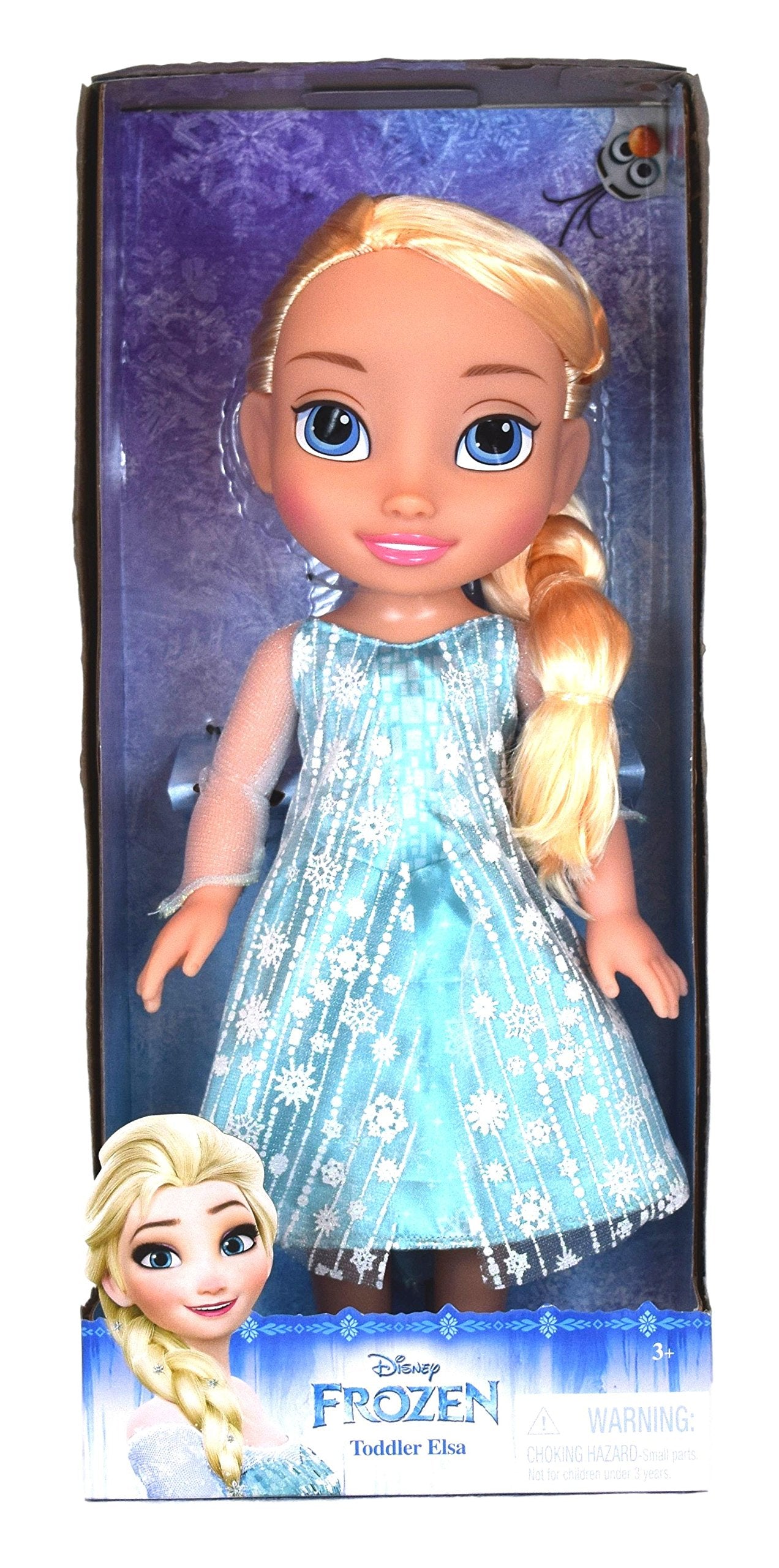 Disney 039897989211 Frozen Elsa Toddler Doll, Blue